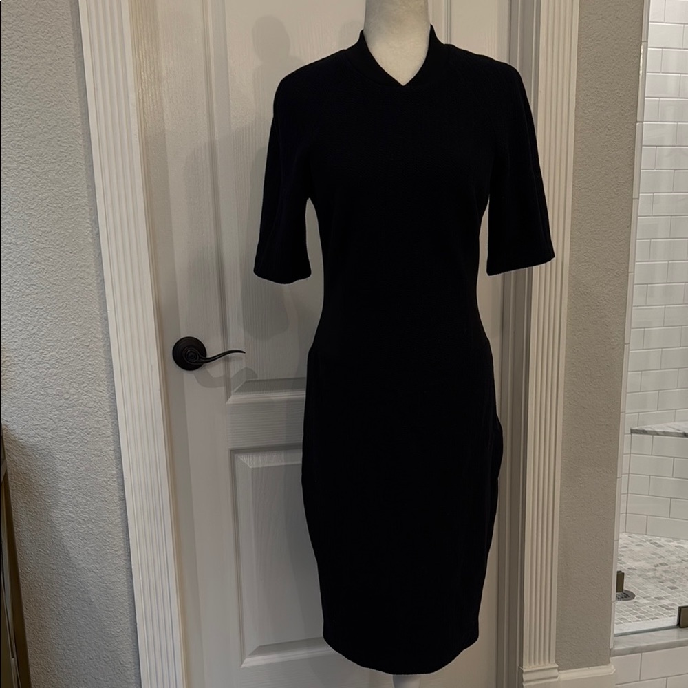 Elegant Dark Navy Women's Dress